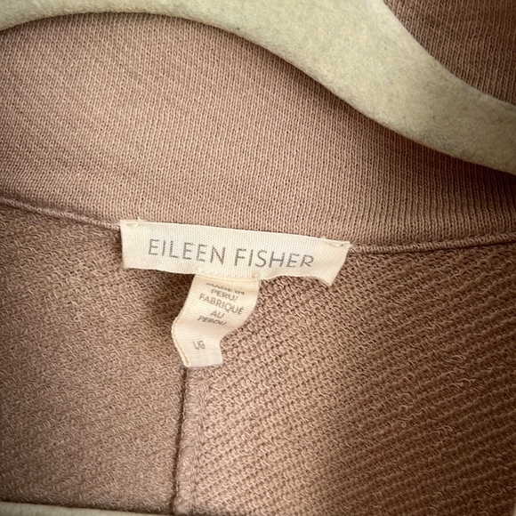 Eileen Fisher Tan cardigan Blazer Organic Cotton - Picture 9 of 10